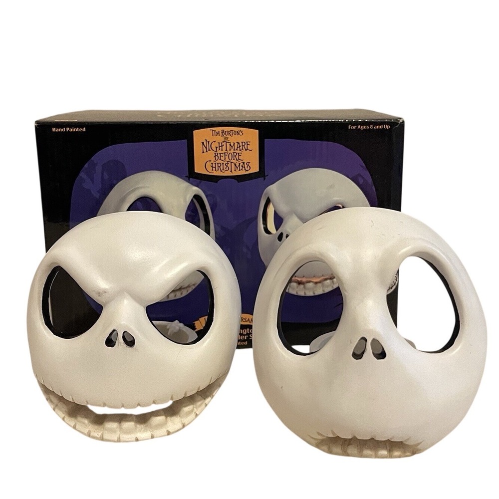 Nightmare Before‎ Christmas 10th Anniversary Jack Skellington Votive Candle Set